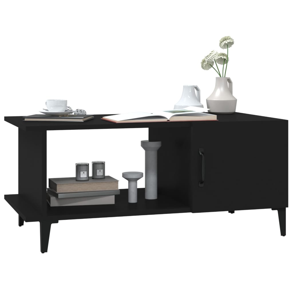 Couchtisch Schwarz 90x50x40 cm Holzwerkstoff
