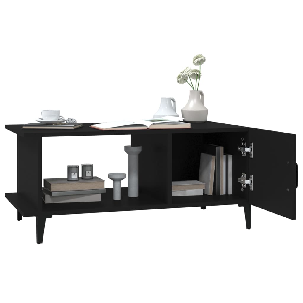 Couchtisch Schwarz 90x50x40 cm Holzwerkstoff