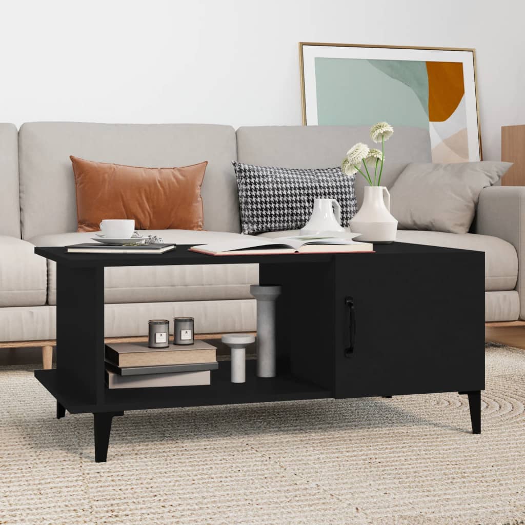 Couchtisch Schwarz 90x50x40 cm Holzwerkstoff