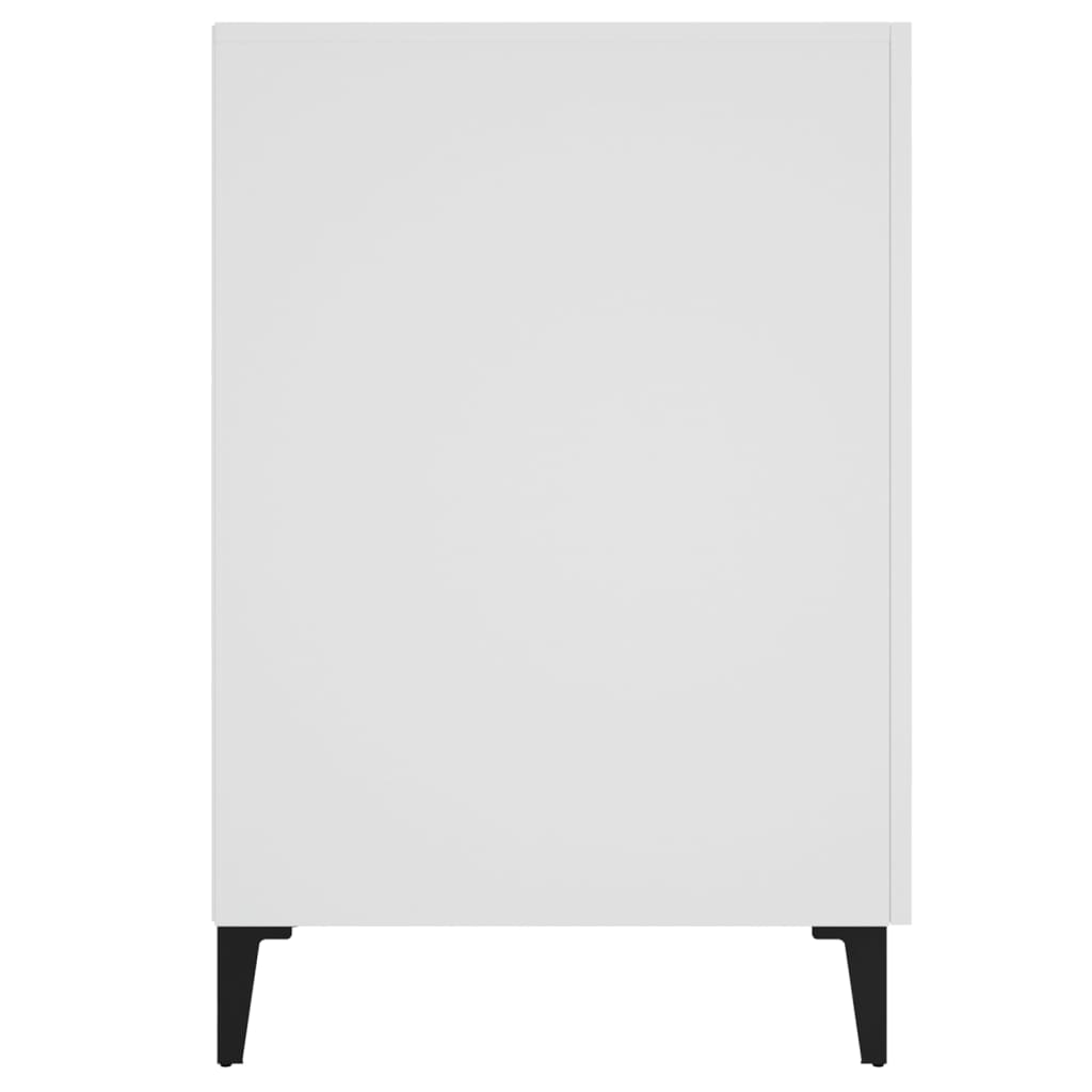 Schreibtisch Weiß 140x50x75 cm Holzwerkstoff