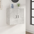 Wandschrank Betongrau 60x31x60 cm Holzwerkstoff