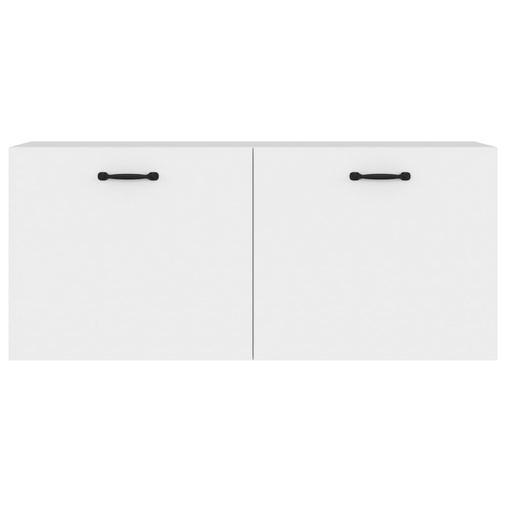 Wandschrank Weiß 80x36,5x35 cm Holzwerkstoff