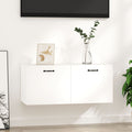 Wandschrank Weiß 80x36,5x35 cm Holzwerkstoff