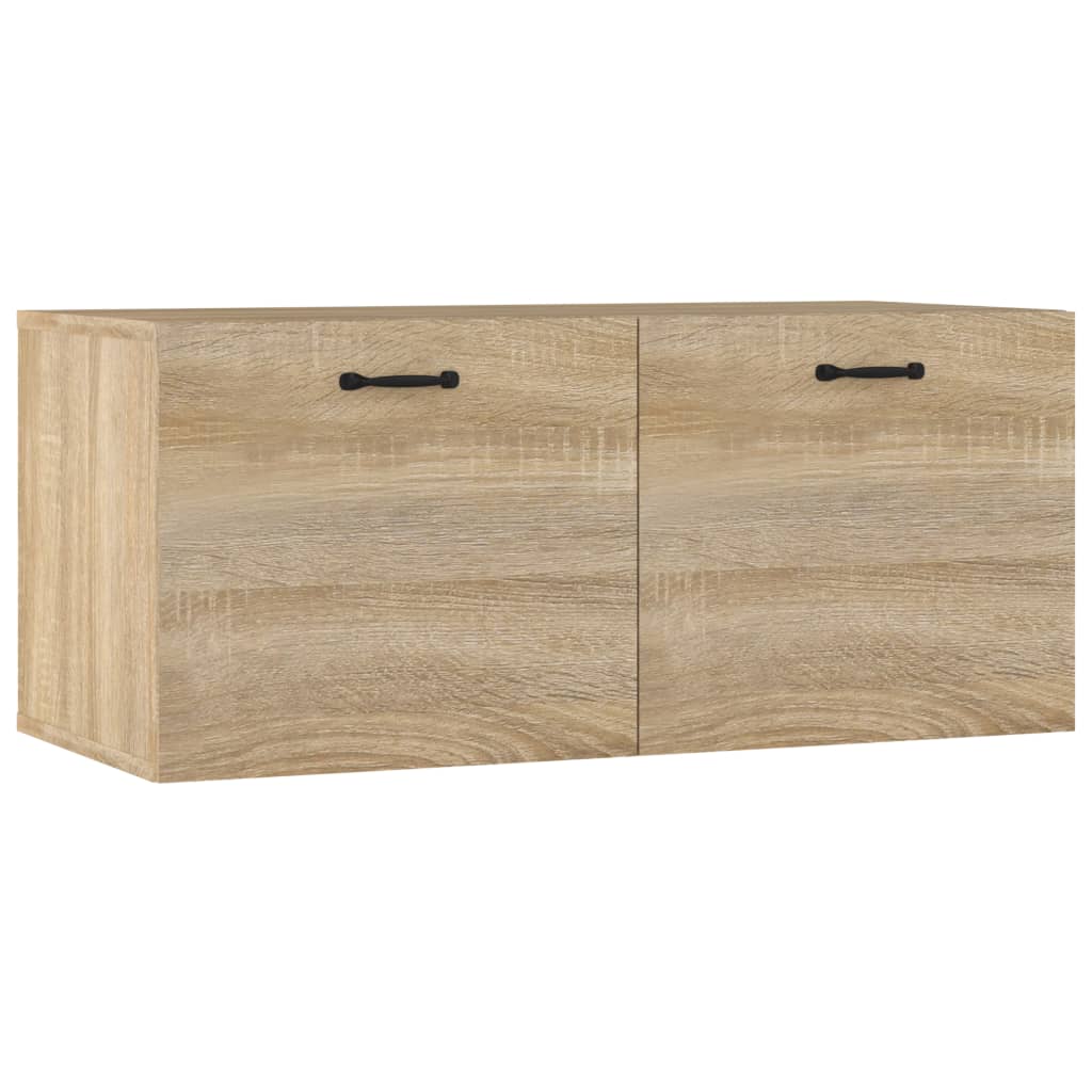 Wandschrank Sonoma-Eiche 80x36,5x35 cm Holzwerkstoff