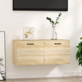 Wandschrank Sonoma-Eiche 80x36,5x35 cm Holzwerkstoff