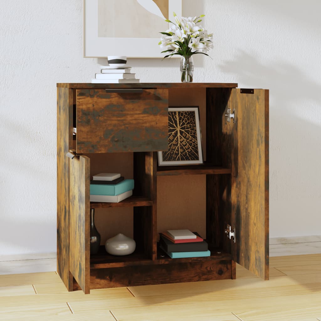 Sideboard Räuchereiche 60x30x70 cm Holzwerkstoff
