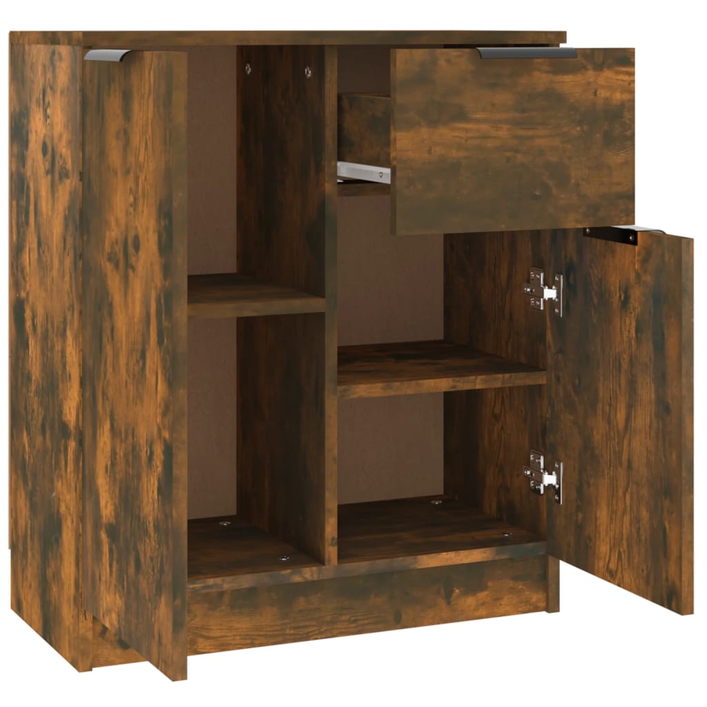 Sideboard Räuchereiche 60x30x70 cm Holzwerkstoff
