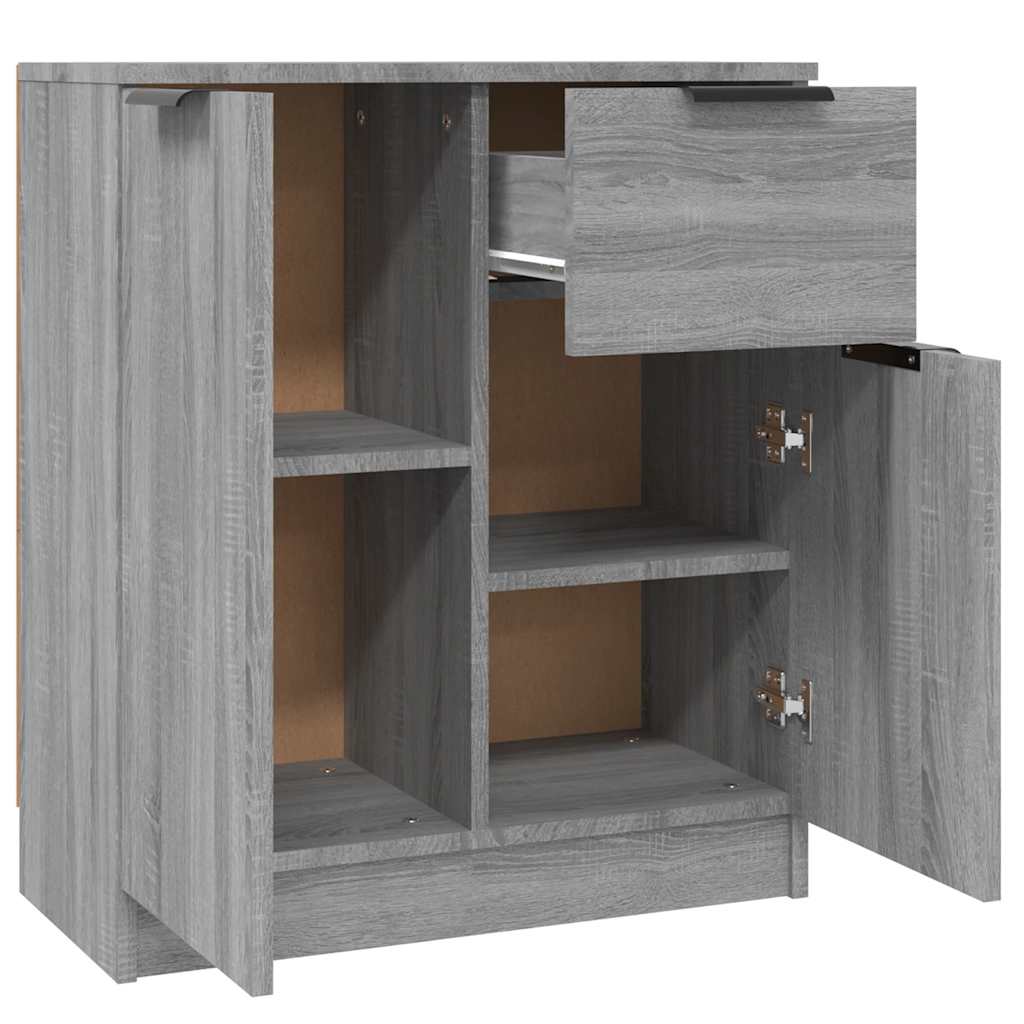 Sideboard Grau Sonoma 60x30x70 cm Holzwerkstoff