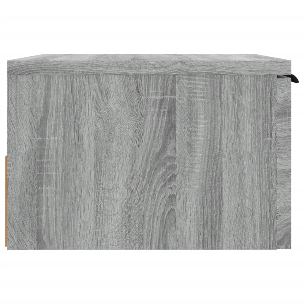 Wand-Nachttisch Grau Sonoma 34x30x20 cm