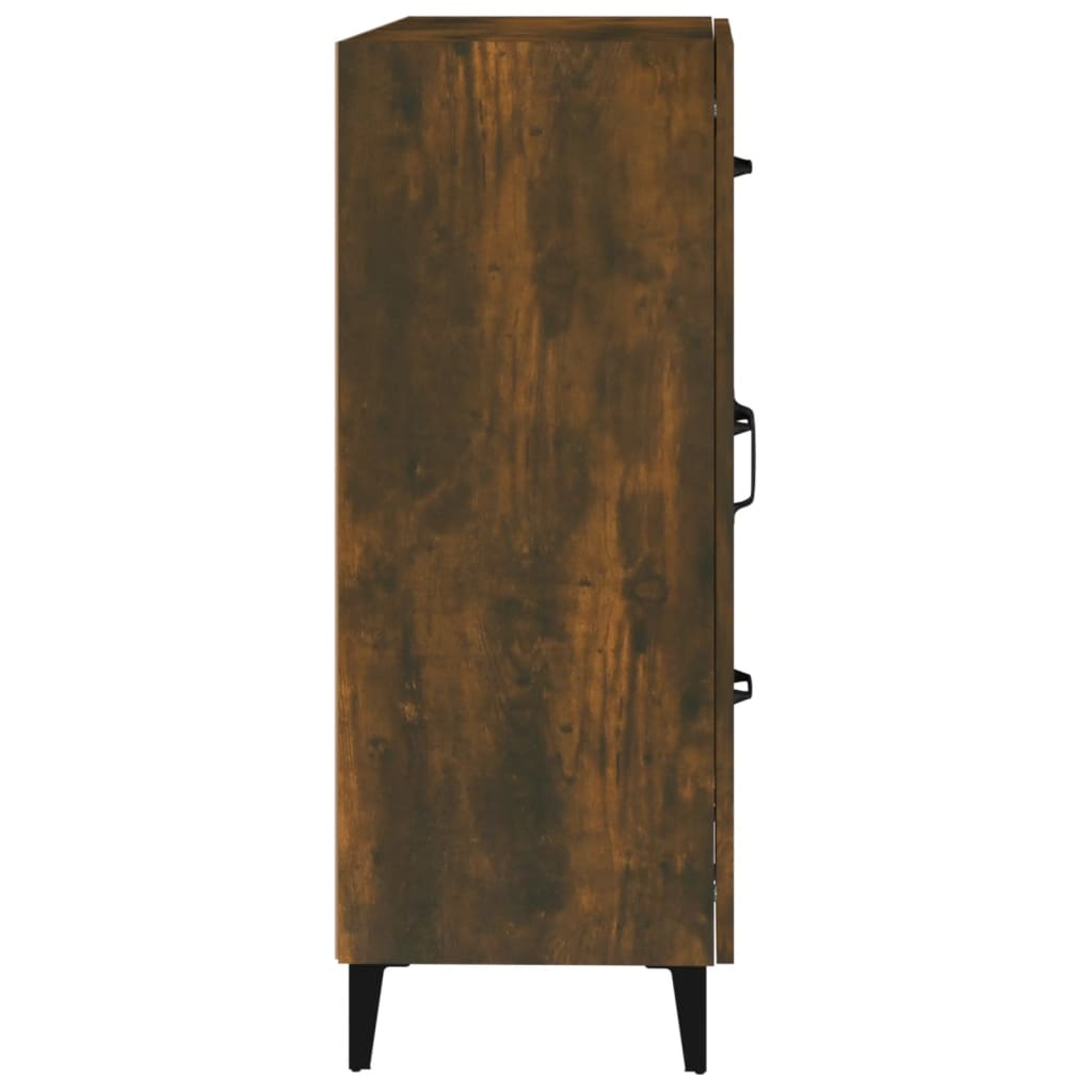 Sideboard Räuchereiche 69,5x34x90 cm Holzwerkstoff