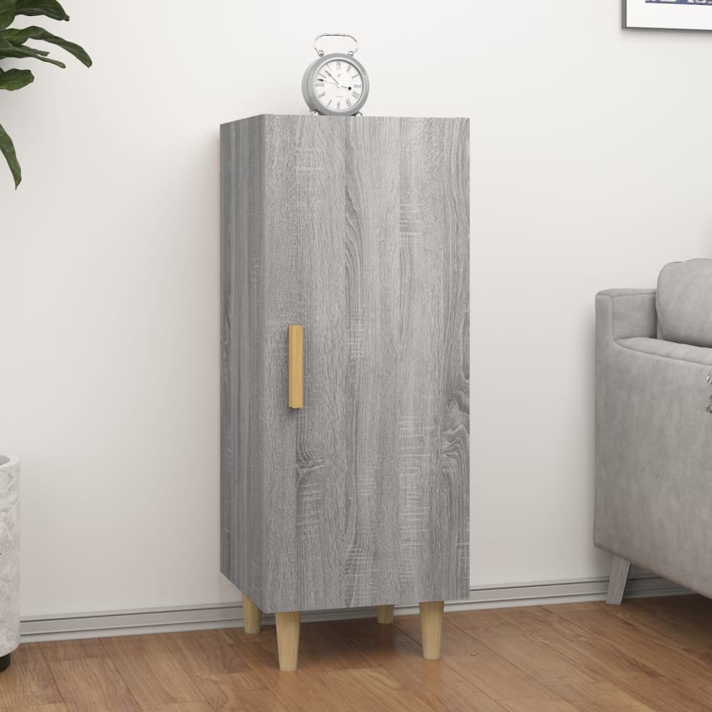 Sideboard Grau Sonoma 34,5x34x90 cm Holzwerkstoff