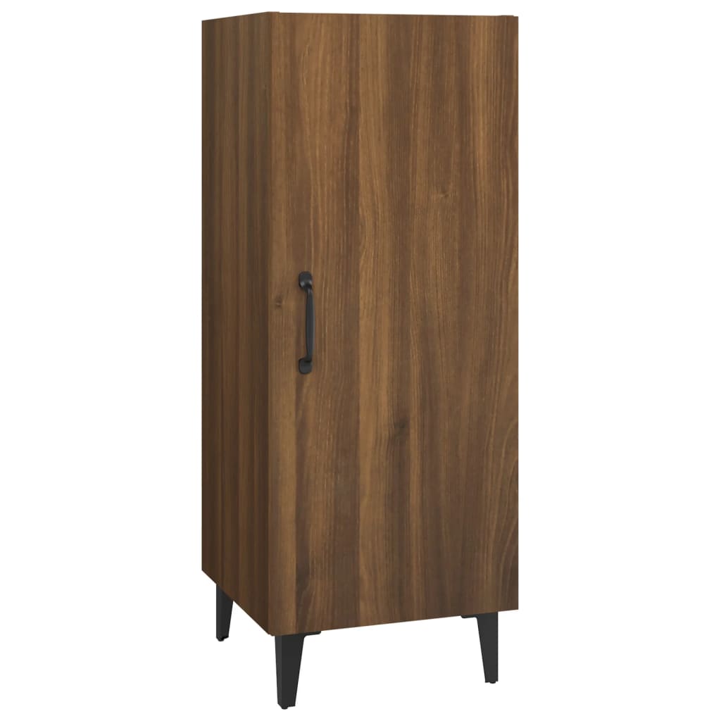 Sideboard Braun Eichen-Optik 34,5x34x90 cm Holzwerkstoff