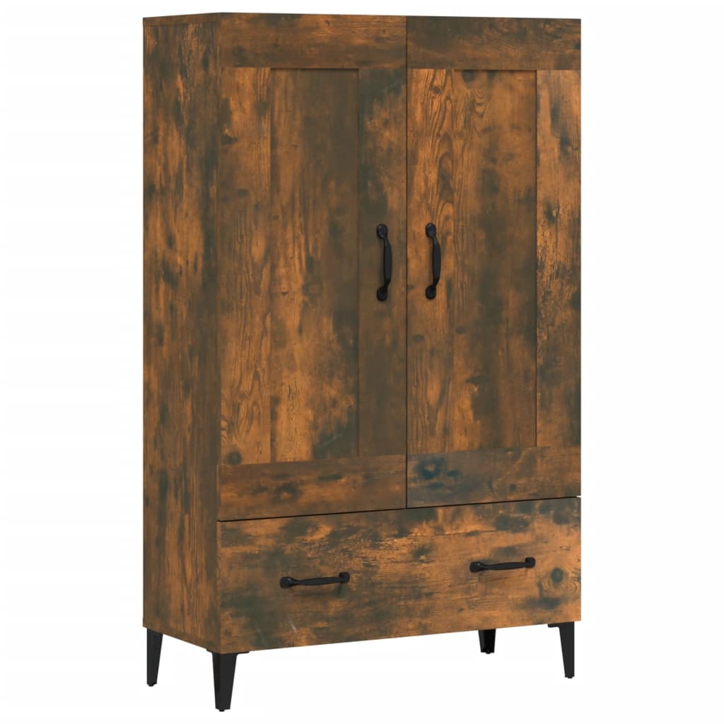 Highboard Räuchereiche 70x31x115 cm Holzwerkstoff