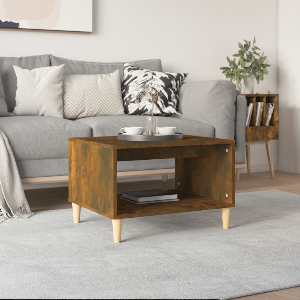 Couchtisch Räuchereiche 60x50x40 cm Holzwerkstoff