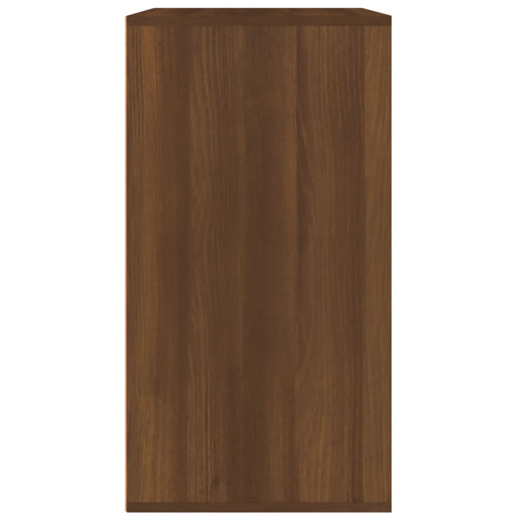 Kosmetikschrank Braun Eichen-Optik 80x40x75 cm Holzwerkstoff