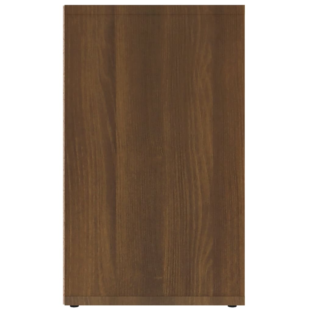 Schuhregal Braun Eichen-Optik 52,5x30x50 cm