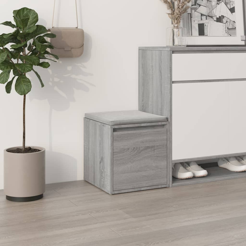 Schubladenbox Grau Sonoma 40,5x40x40 cm Holzwerkstoff