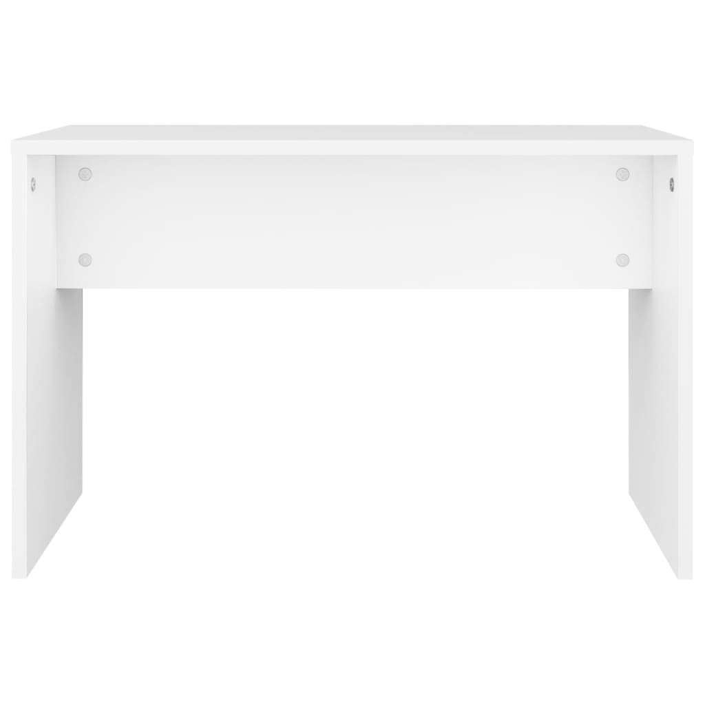 Schminktisch-Set Weiß 96x40x142 cm