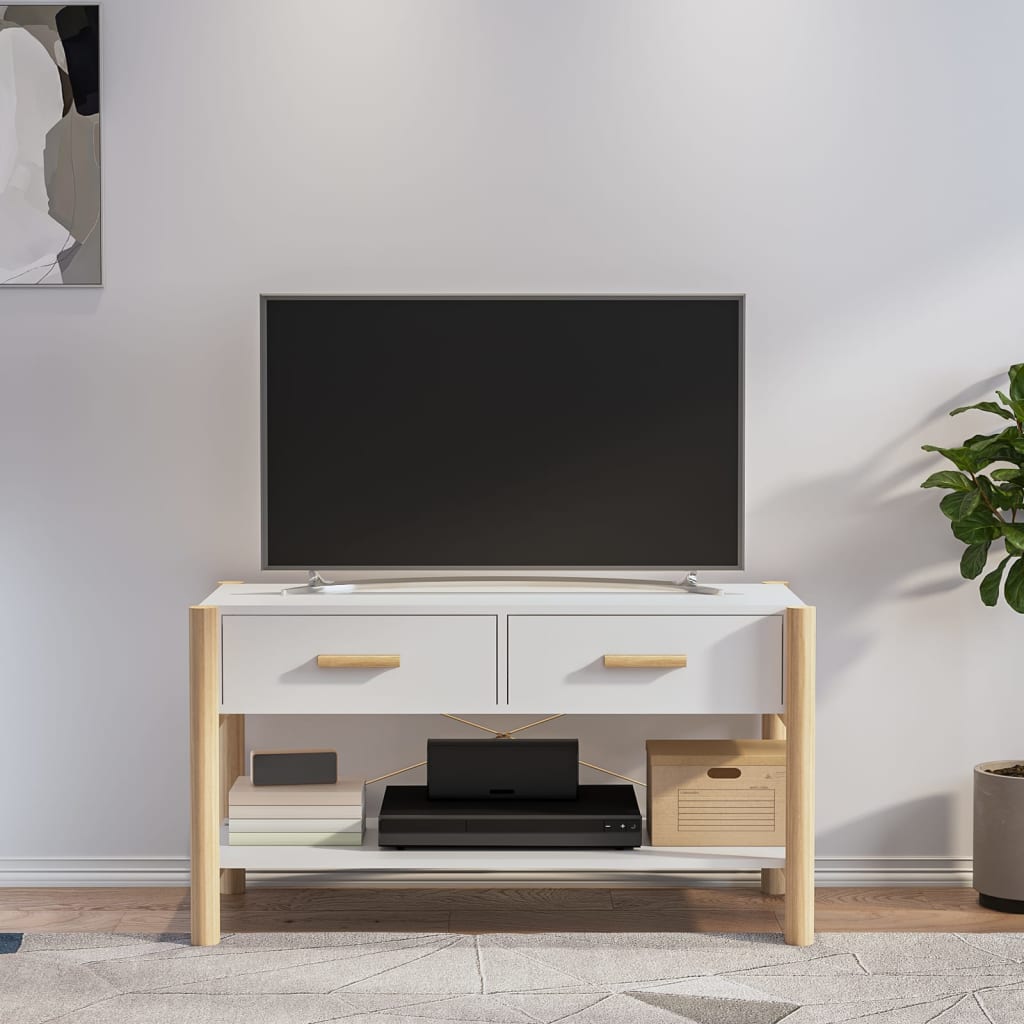 TV-Schrank Weiß 82x38x45 cm Holzwerkstoff