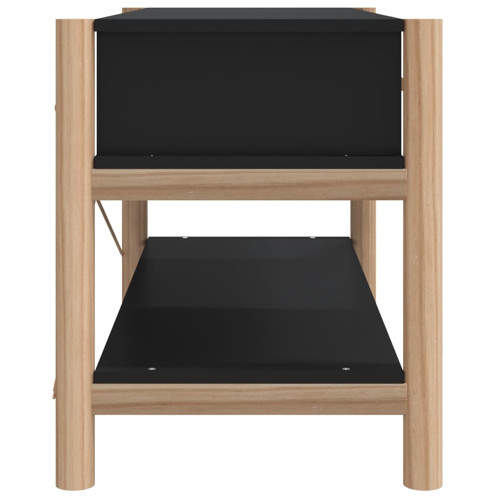 TV-Schrank Schwarz 82x38x45 cm Holzwerkstoff
