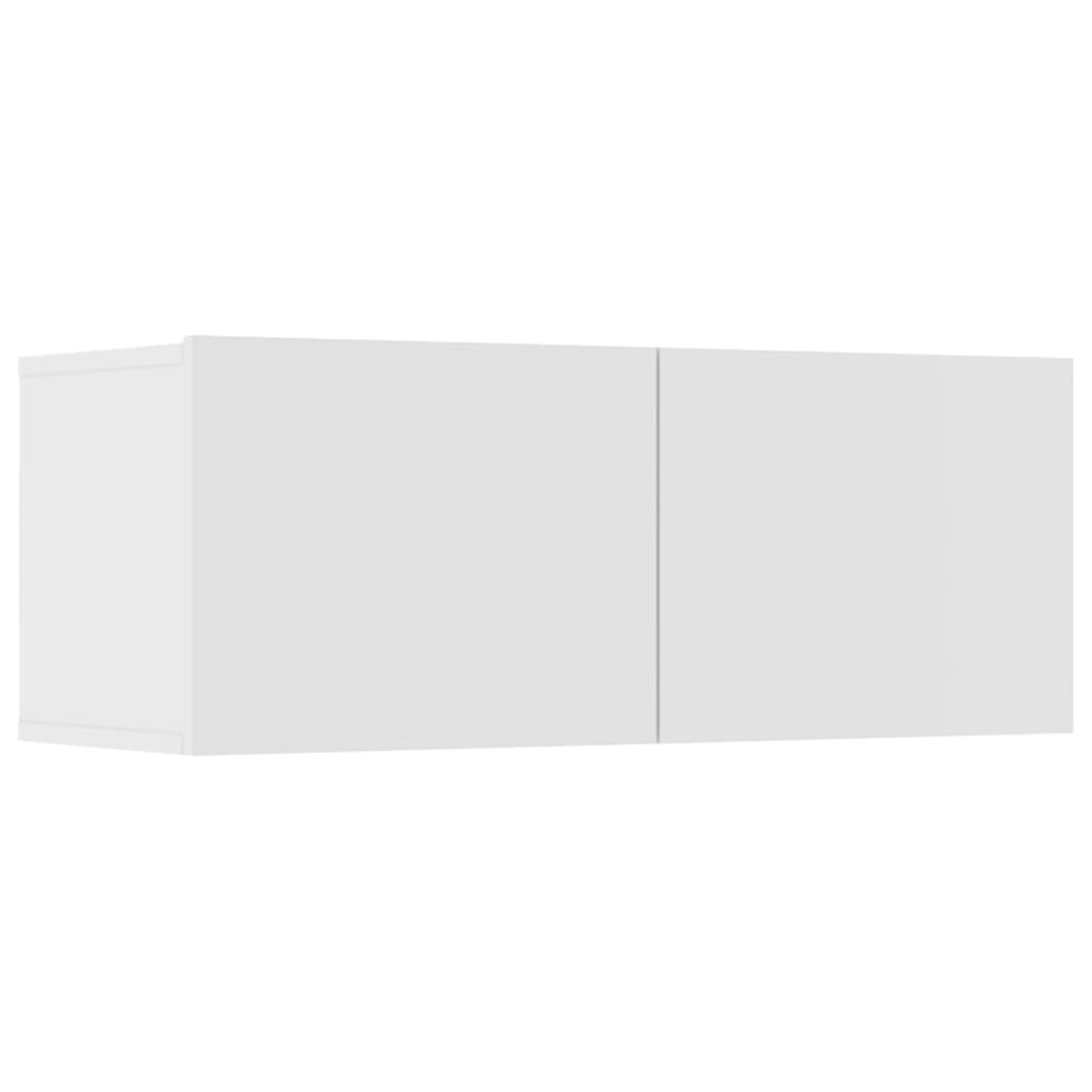 TV-Schränke 4 Stk. Weiß 80x30x30 cm Holzwerkstoff