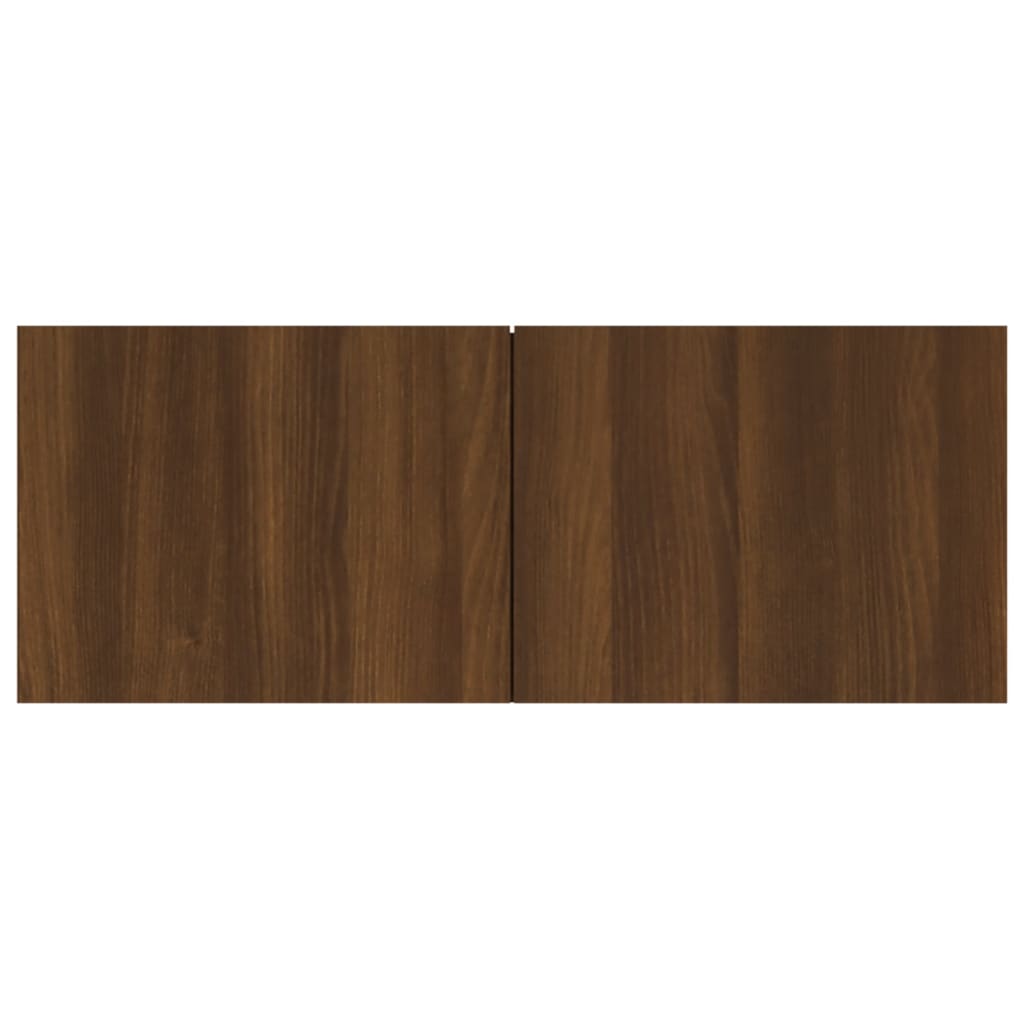 TV-Schränke 4 Stk. Braun Eichen-Optik 80x30x30 cm Holzwerkstoff