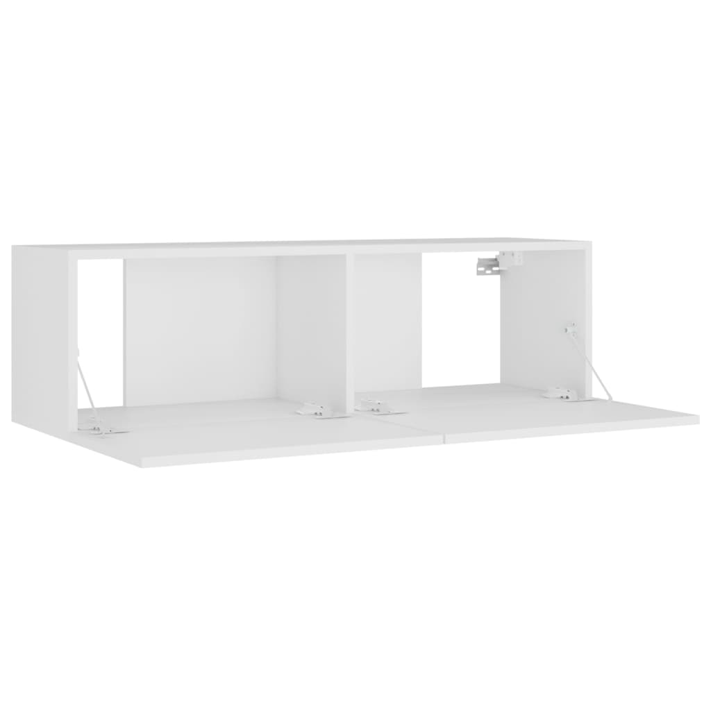 8-tlg. TV-Schrank-Set Weiß Holzwerkstoff