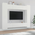 8-tlg. TV-Schrank-Set Weiß Holzwerkstoff