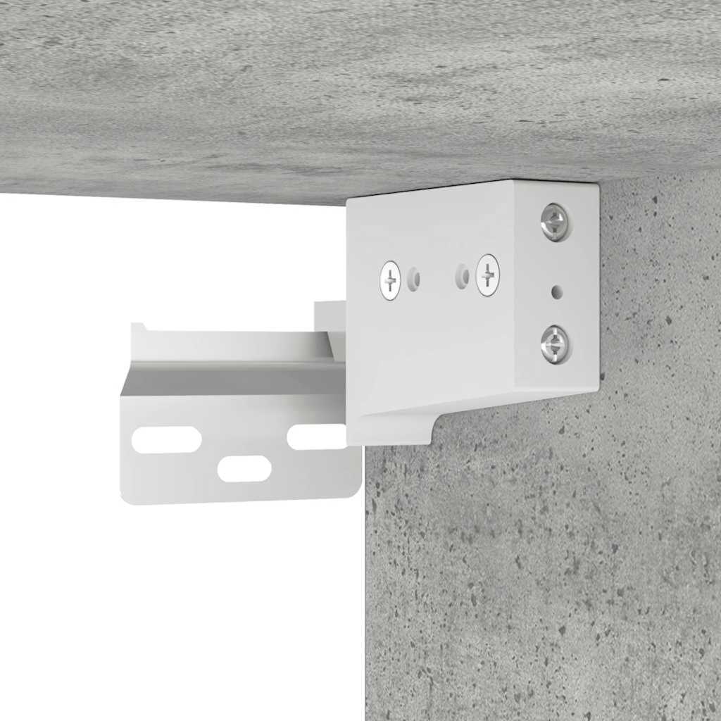 7-tlg. TV-Schrank-Set Betongrau Holzwerkstoff