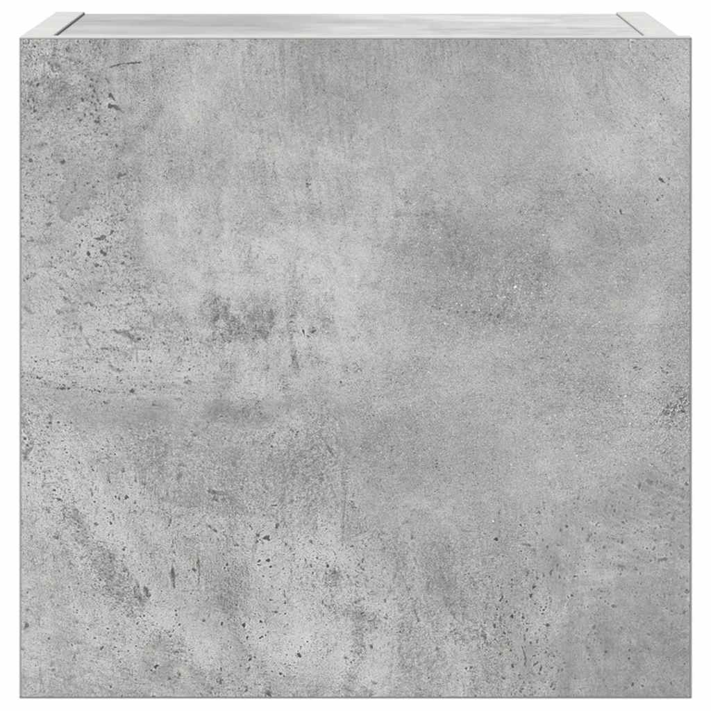 7-tlg. TV-Schrank-Set Betongrau Holzwerkstoff