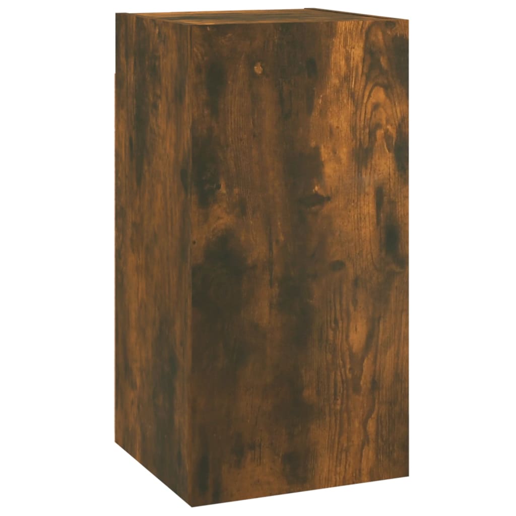 6-tlg. TV-Schrank-Set Räuchereiche Holzwerkstoff