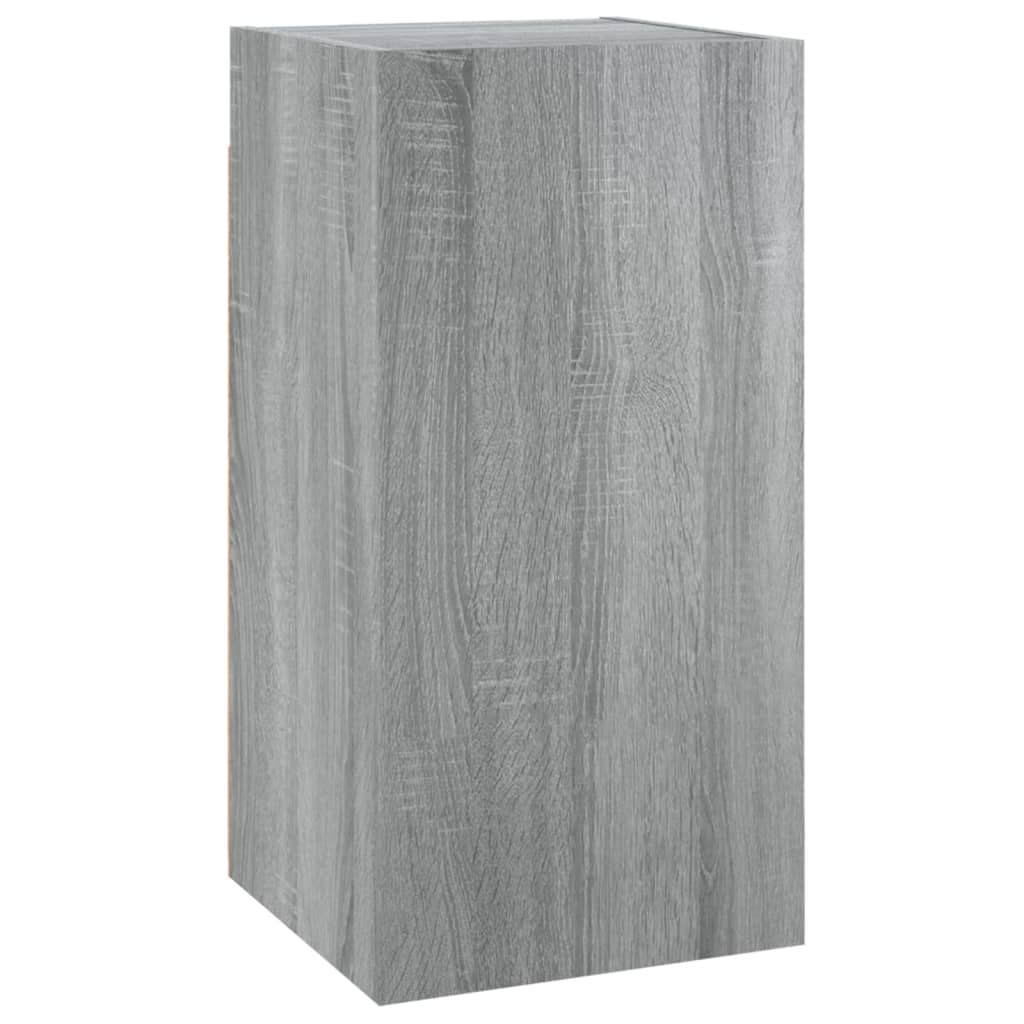 6-tlg. TV-Schrank-Set Grau Sonoma Holzwerkstoff