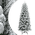 Künstlicher Weihnachtsbaum Beschneit 120 cm PVC&PE