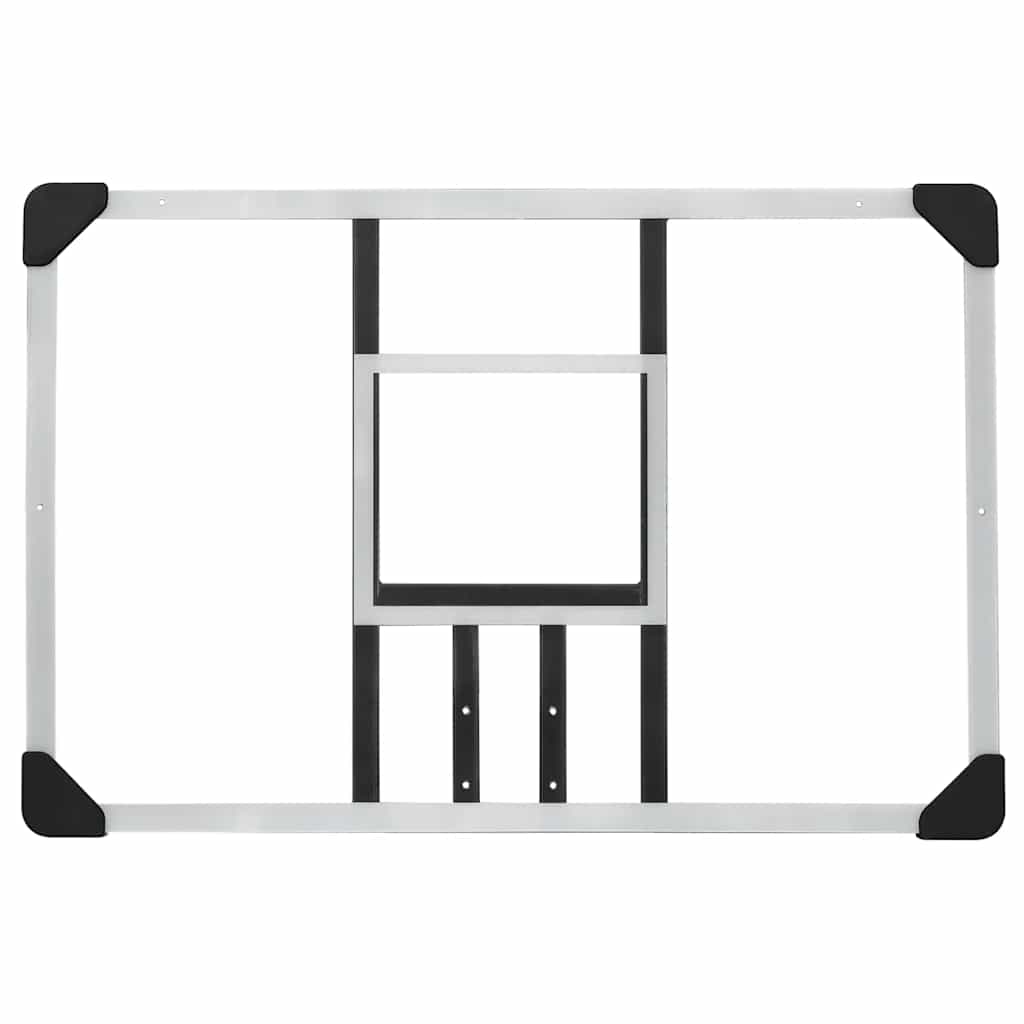Basketballkorb Transparent 90x60x2,5 cm Polycarbonat