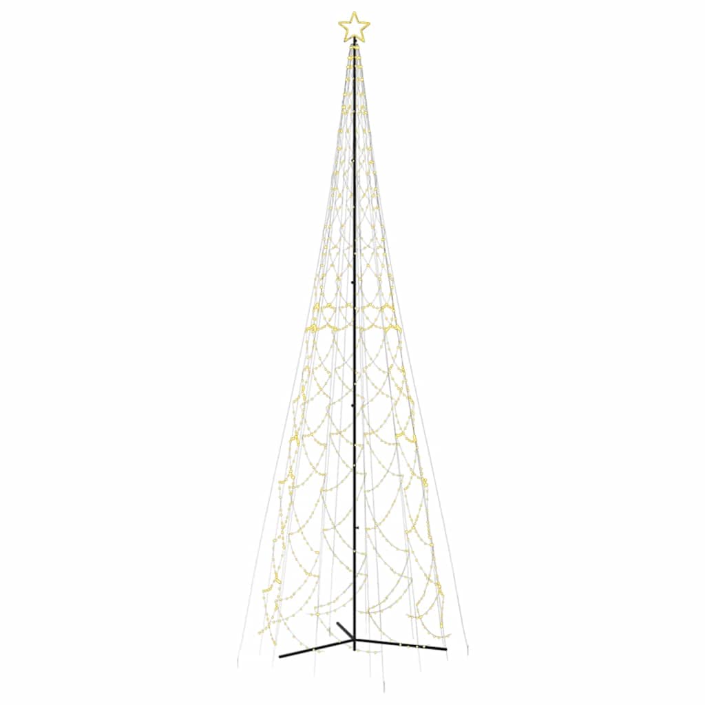 Weihnachtsbaum-Kegel Warmweiß 3000 LEDs 230x800 cm