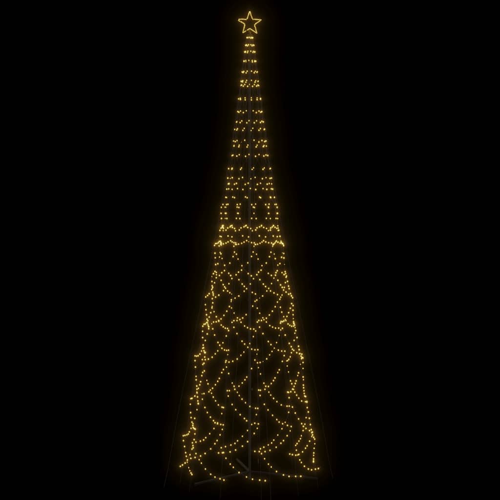Weihnachtsbaum-Kegel Warmweiß 3000 LEDs 230x800 cm