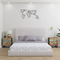 Nachttische 2 Stk. 40x33x46 cm Altholz Massiv
