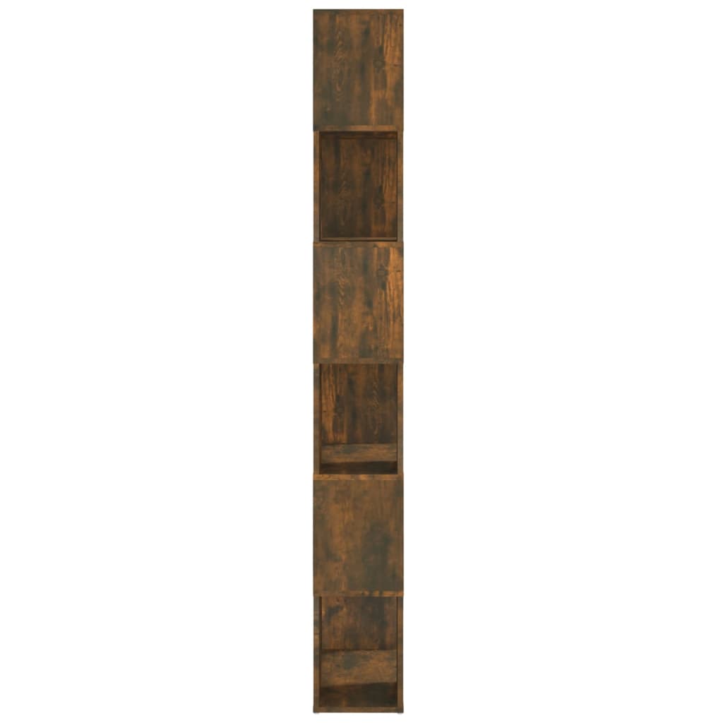 Bücherregal/Raumteiler Räuchereiche 60x24x186 cm