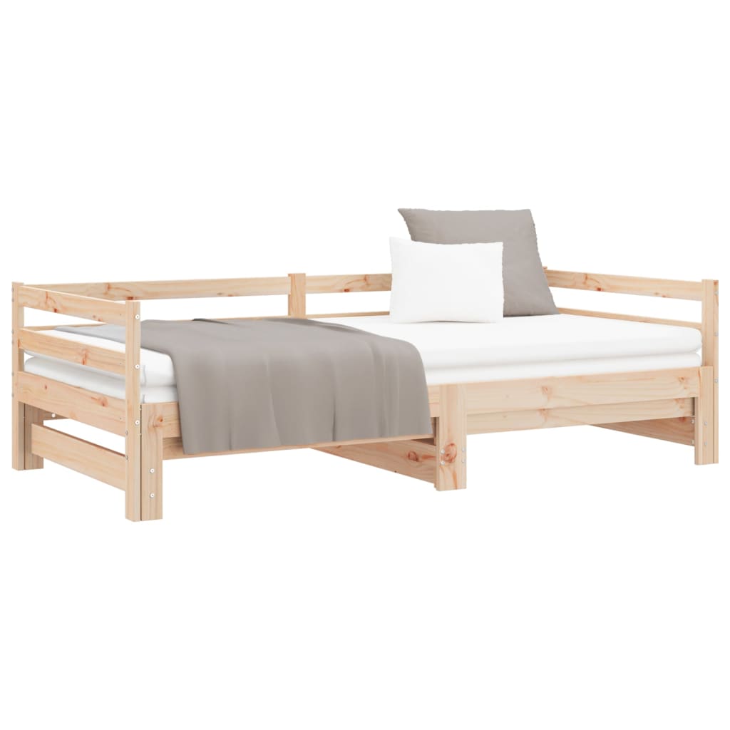 Ausziehbares Tagesbett ohne Matratze 90x190 cm
