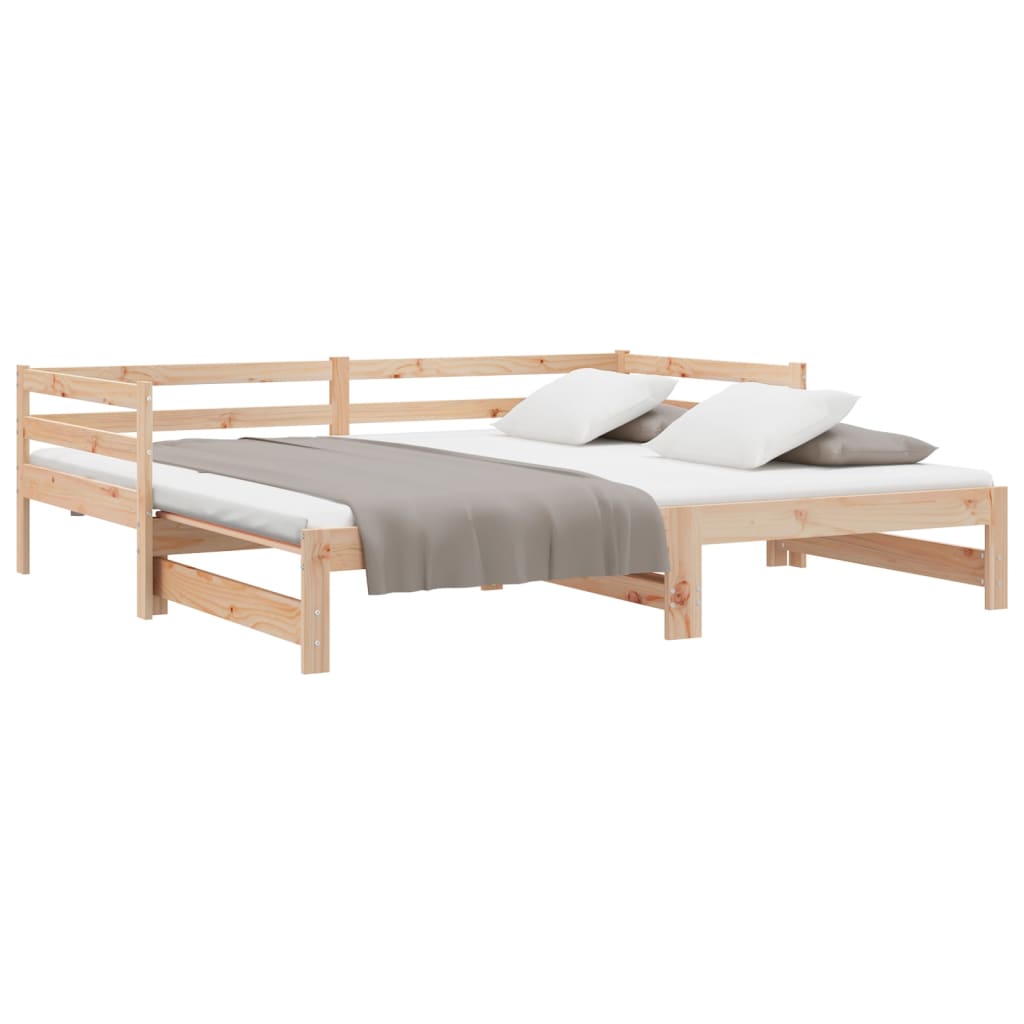 Ausziehbares Tagesbett ohne Matratze 90x190 cm