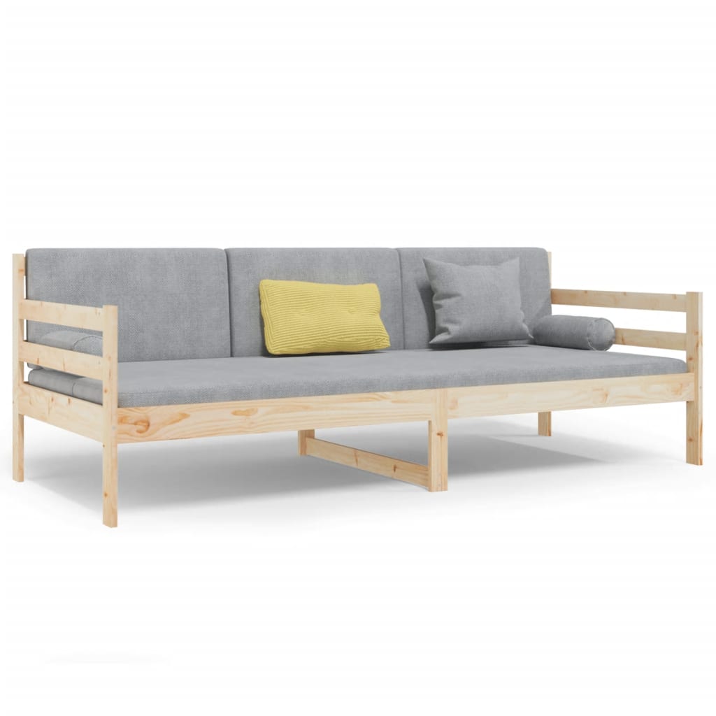 Tagesbett ohne Matratze 80x200 cm Massivholz Kiefer