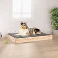 Hundebett 91,5x64x9 cm Massivholz Kiefer