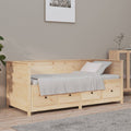 Tagesbett ohne Matratze 75x190 cm Massivholz Kiefer