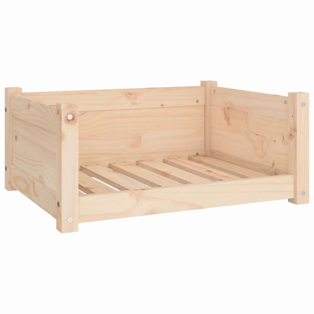 Hundebett 65,5 x 50,5 x 28 cm Massivholz Kiefer
