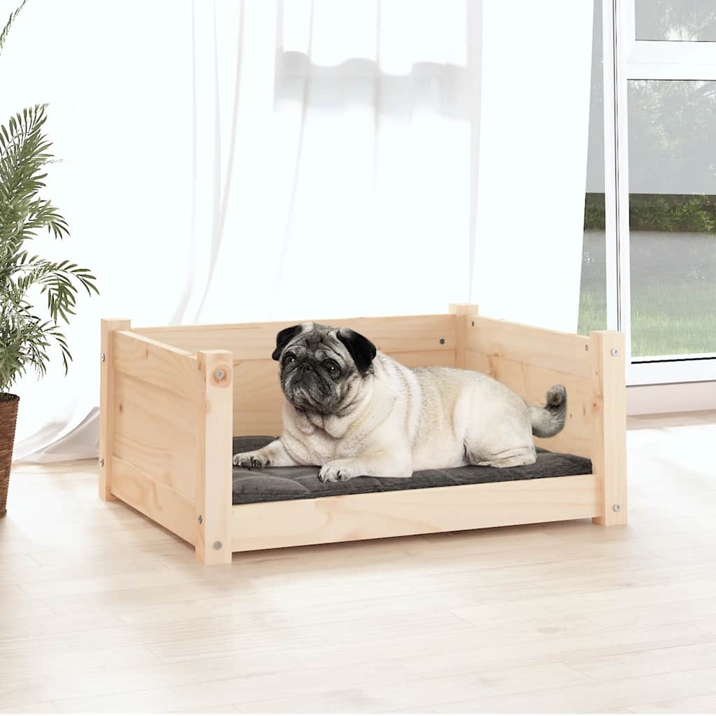 Hundebett 65,5 x 50,5 x 28 cm Massivholz Kiefer