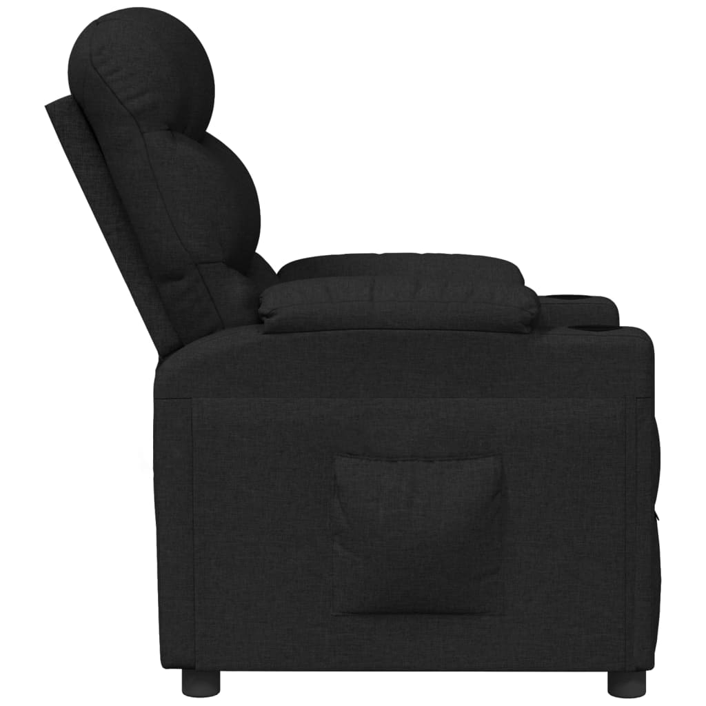 Relaxsessel Schwarz Stoff