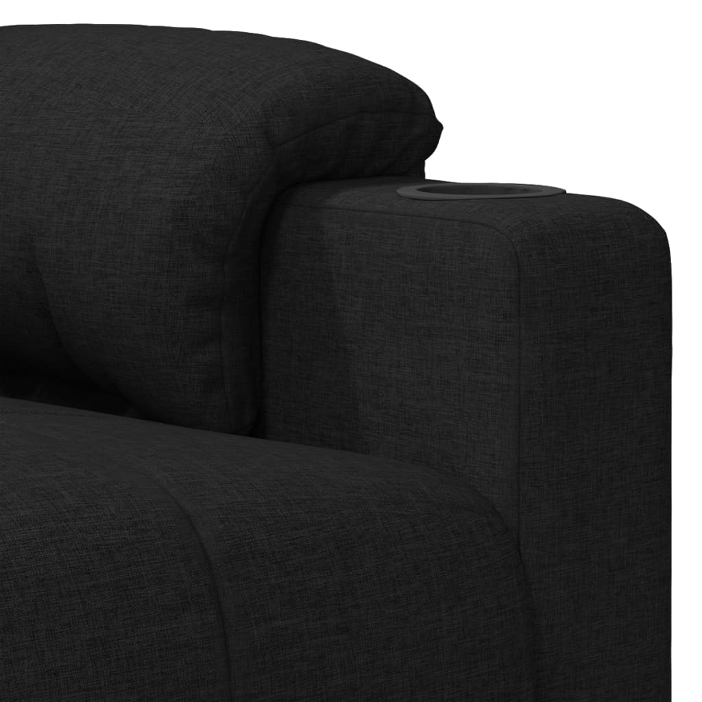Relaxsessel Schwarz Stoff