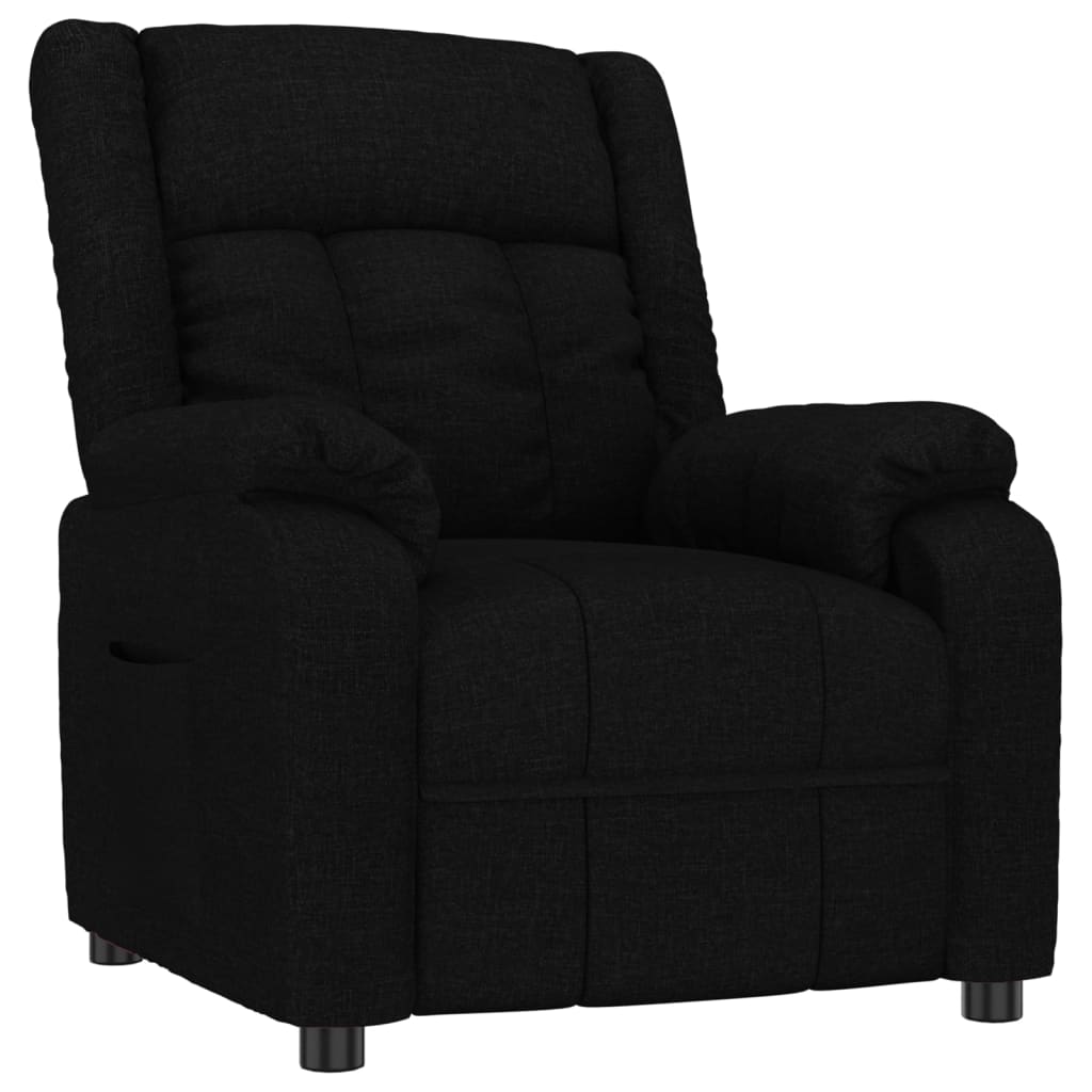 Relaxsessel Schwarz Stoff