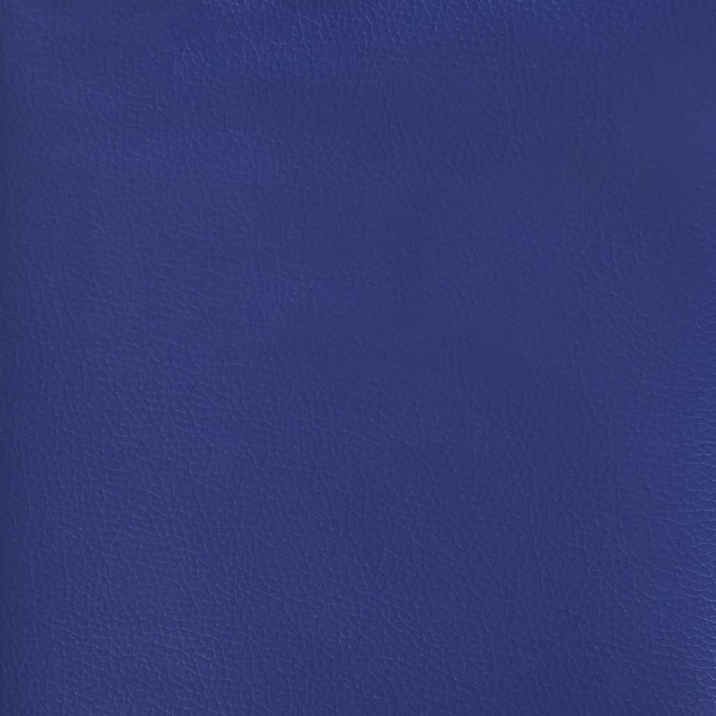 Gaming-Stuhl mit Massagefunktion Schwarz und Blau Kunstleder