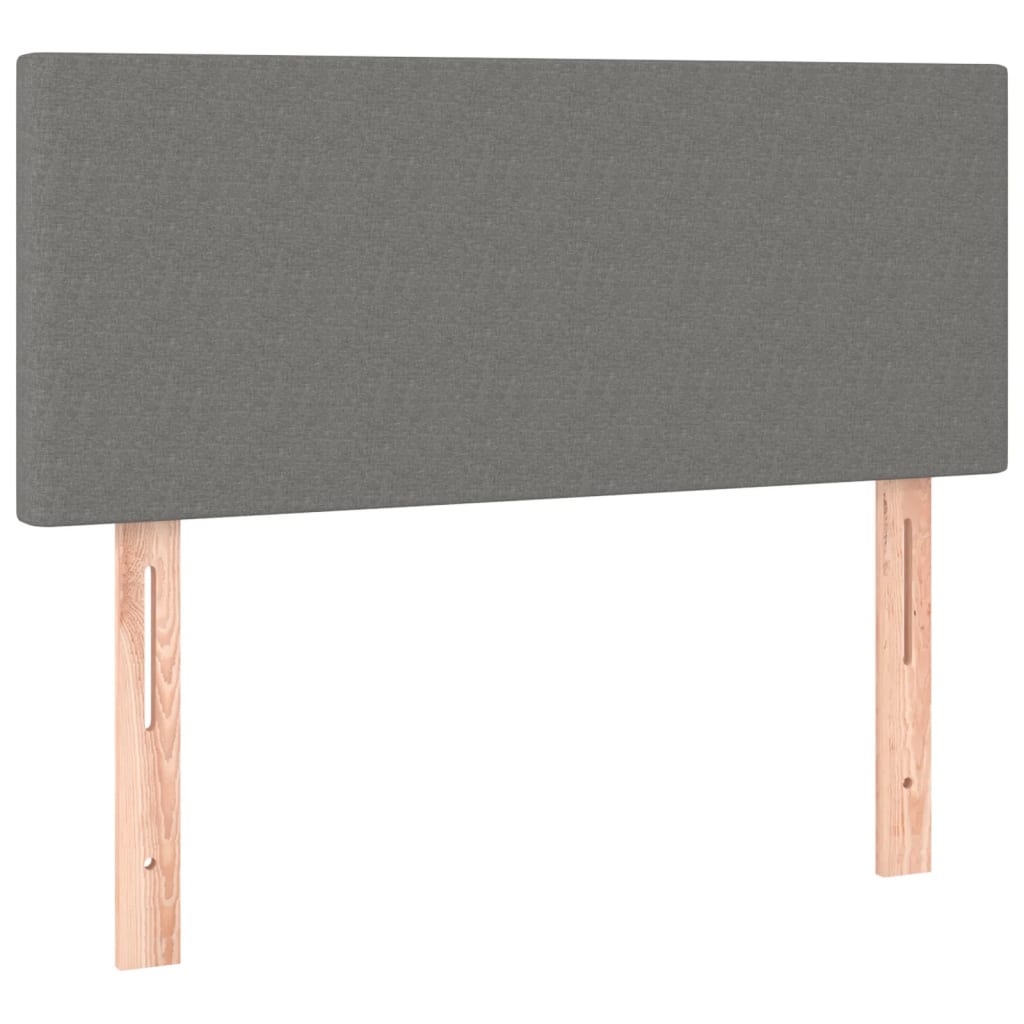 Kopfteil Dunkelgrau 80x5x78/88 cm Stoff